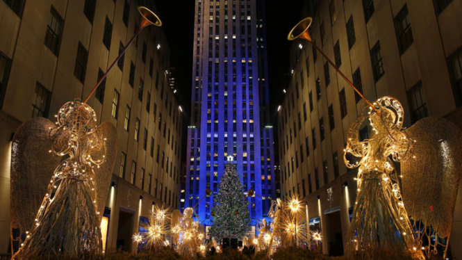 Pohon Natal Raksasa di New York