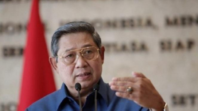 Pidato SBY mengenai kenaikan ekonomi Indonesia.