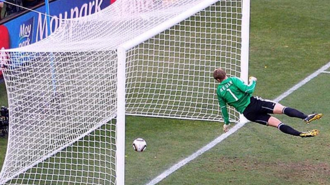 Gol Frank Lampard ke gawang Jerman di Piala Dunia 2010 tidak disahkan.