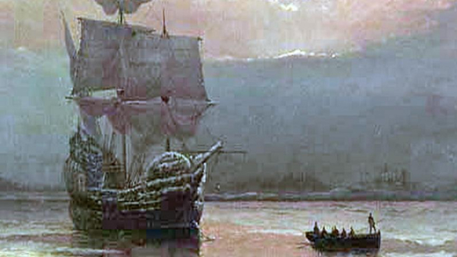 Lukisan ekspedisi kapal Mayflower