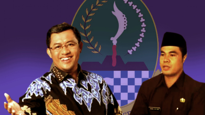 Gubernur Jawa Barat, Ahmad Heryawan dan Bupati Garut, Aceng Fikri