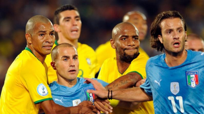 Brasil vs Italia di Piala Konfederasi 2009