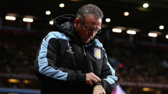 Manajer Aston Villa Paul Lambert