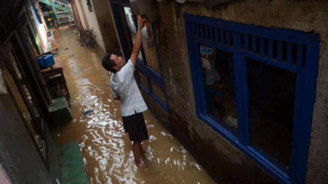 Banjir di Kawasan Rawa Jati