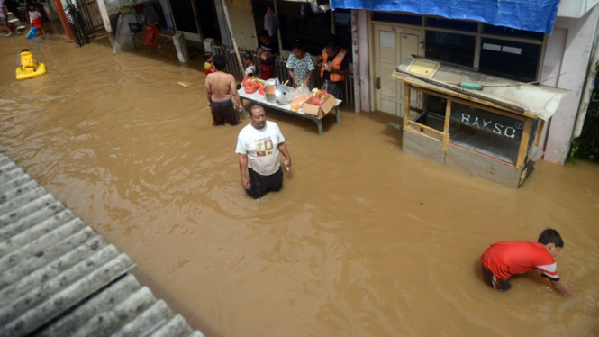 Banjir di Kawasan Rawa Jati