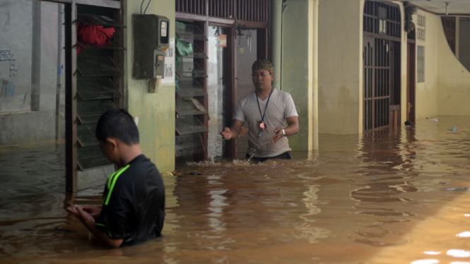 Banjir di Kawasan Rawa Jati