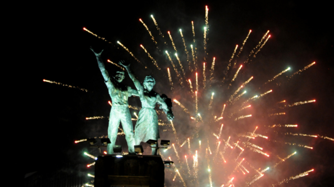 Perayaan Tahun Baru 2013 di Jakarta