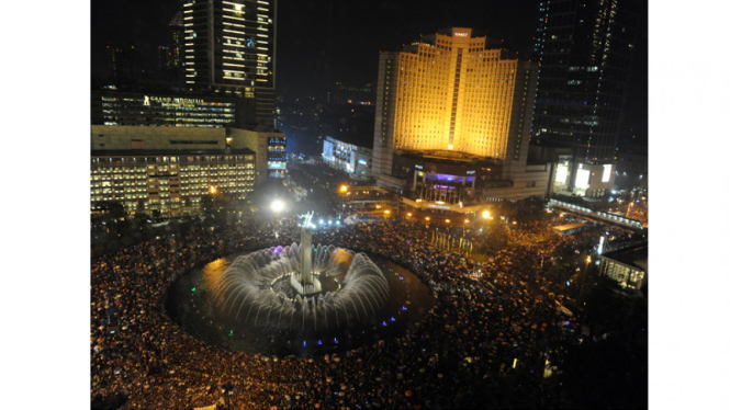 Perayaan Tahun Baru 2013 di Jakarta