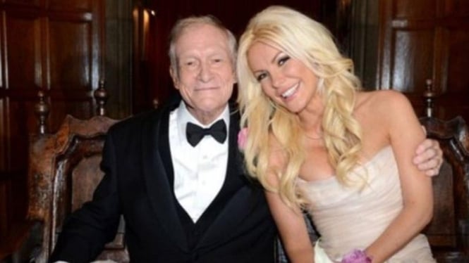 Hugh Hefner dan Crystal Harris