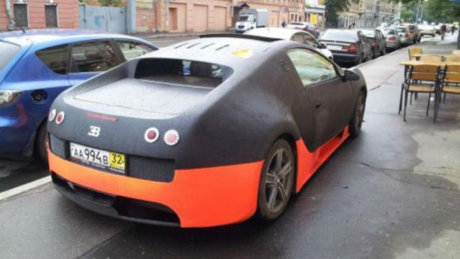 Bugatti Veyron Super Sport palsu di Rusia