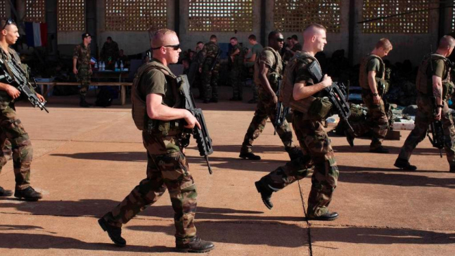 Pasukan Prancis bertugas di Mali