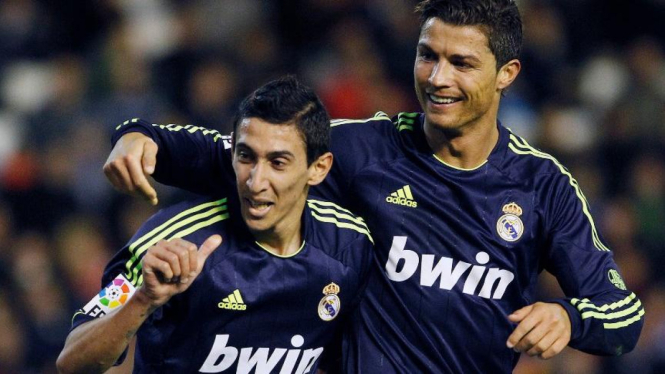 Angel Di Maria dan Cristiano Ronaldo