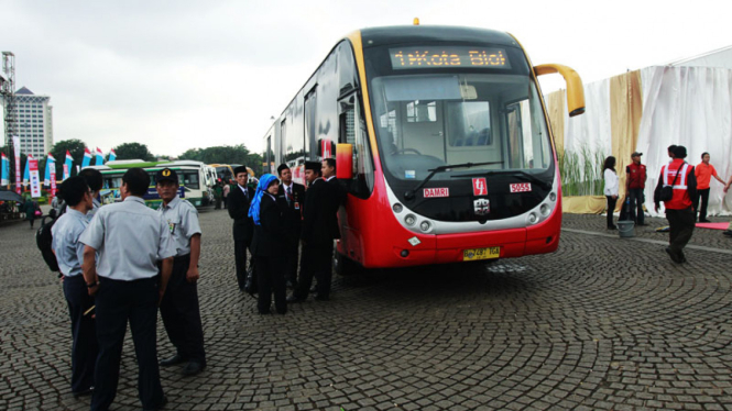 Peluncuran E-Tiket TransJakarta
