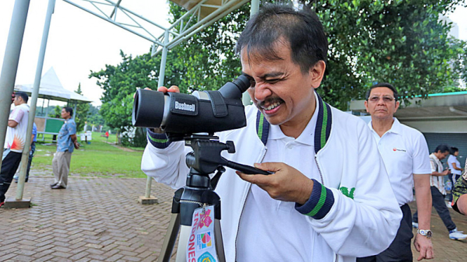 Roy Suryo Tinjau Kondisi GBK