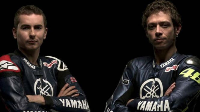 Jorge Lorenzo dan Valentino Rossi