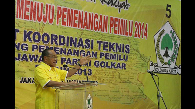 Aburizal Bakrie di Pembukaan Rakornis Pemenangan Pemilu Wil. Jawa I