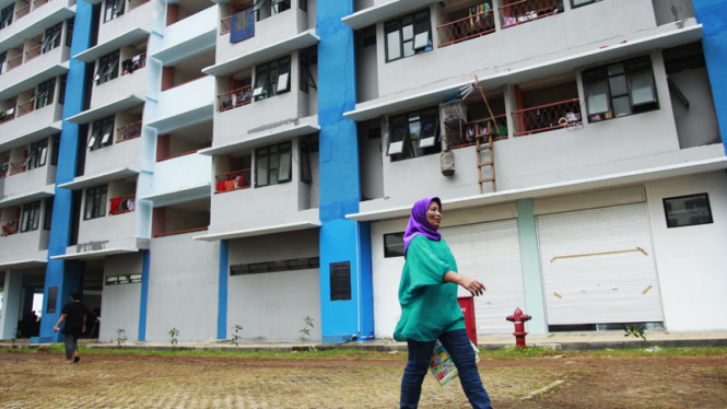 Warga Korban Banjir Mulai Tempati Rusun Marunda