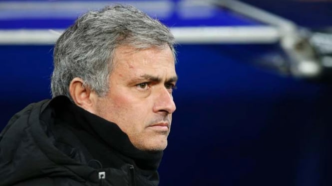 Jose Mourinho saat El Clasico semifinal Copa del Rey