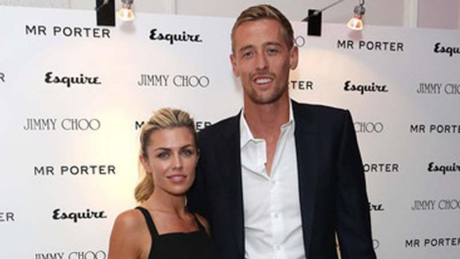 Peter Crouch dan istri, Abbey Clancy