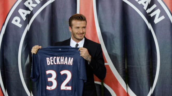 David Beckham diperkenalkan PSG