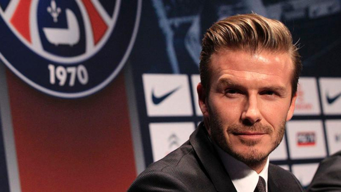 David Beckham diperkenalkan PSG 