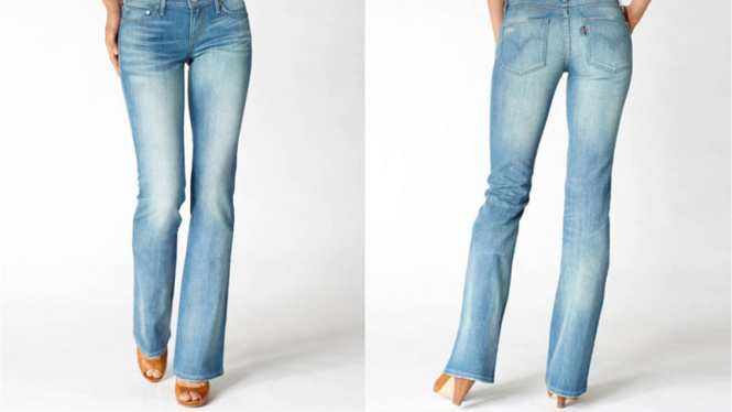 Boot cut jeans