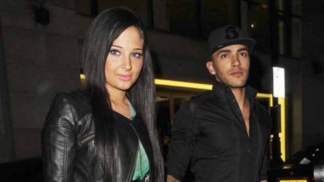 Danny Simpson dan kekasihnya, Tulisa Contostavlos