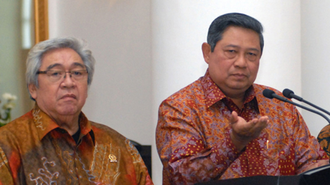 Taufik Kiemas dan Presiden Susilo Bambang Yudhoyono