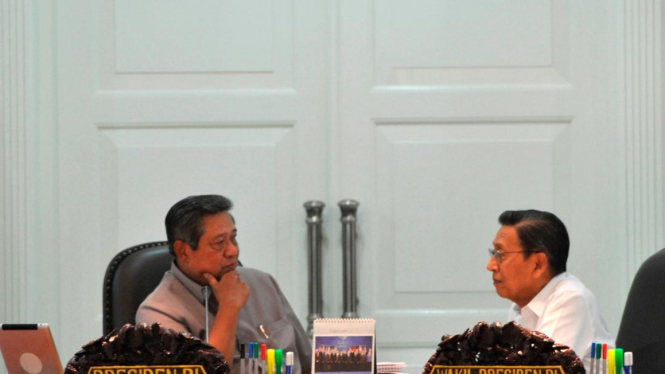 Presiden SBY dan Wakil Presiden Boediono