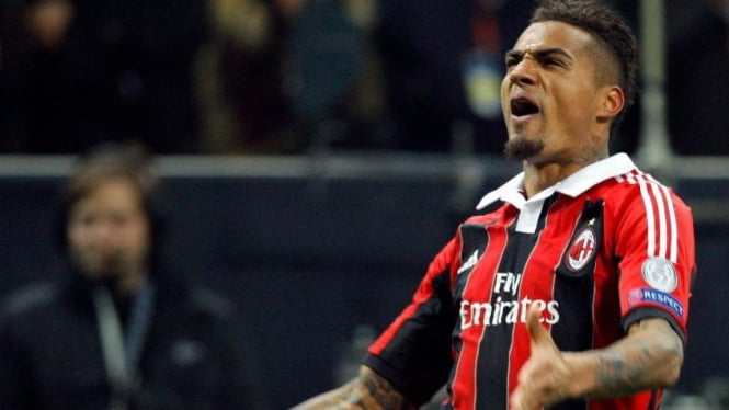 Gelandang AC Milan, Kevin Prince Boateng.