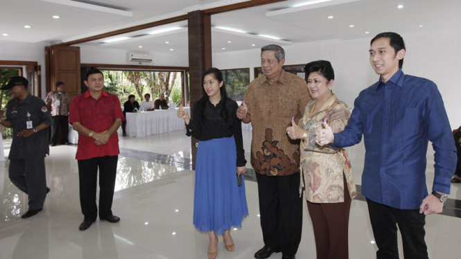 presiden SBY nyoblos pilkada jabar