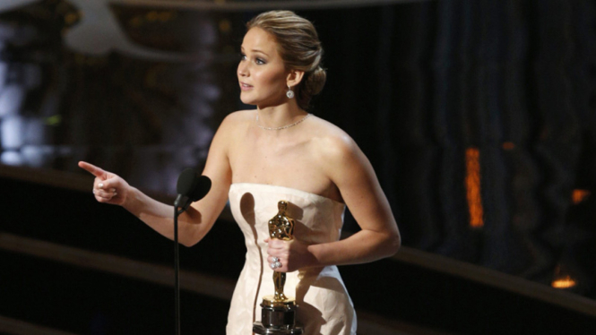 Jennifer Lawrence di Academy Awards