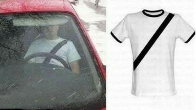 Safety belt T-shirt
