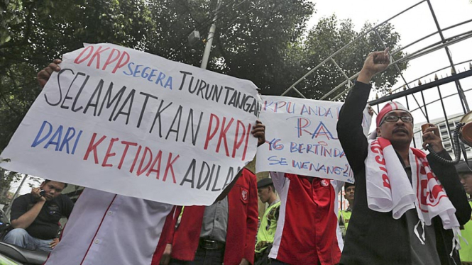 Aksi Demo PKPI di KPU