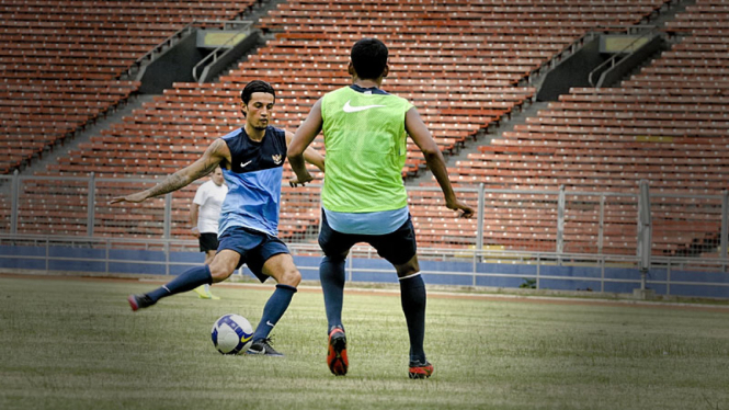 Latihan Timnas Pra Piala Asia