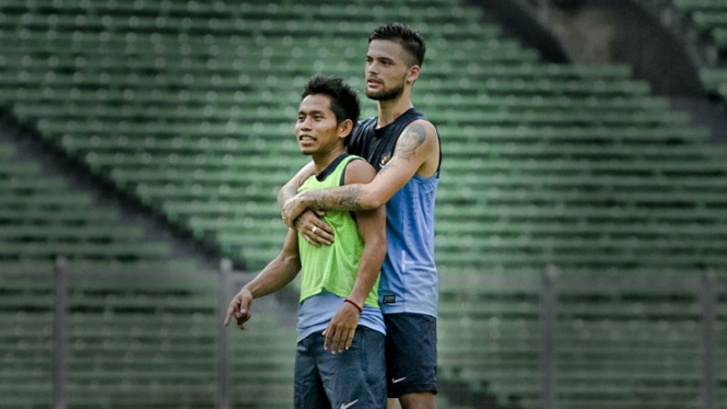 Latihan Timnas Pra Piala Asia 