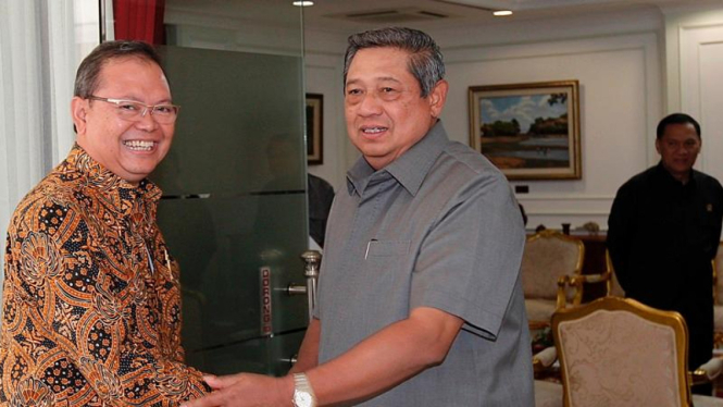 Ketua Umum Perbanas Sigit Pramono bertemu Presiden SBY