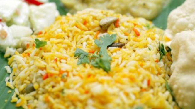 Nasi biryani.