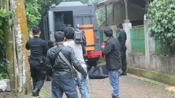Lokasi penggerebekan terduga teroris di Bekasi