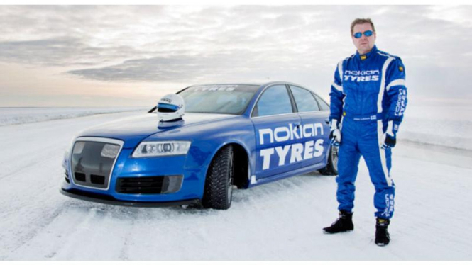 Audi RS6 yang dikemudikan Janne 'Iceman' Laitinen