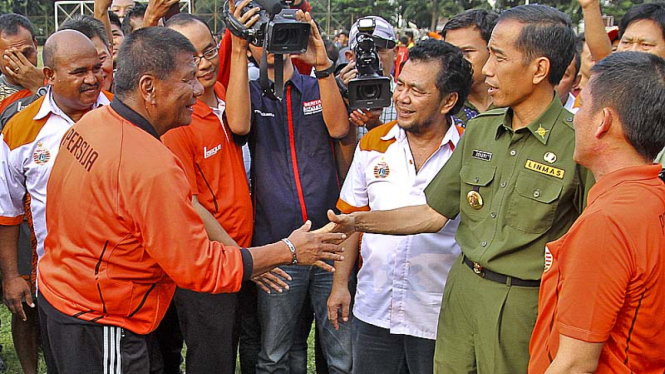 Jokowi Sambangi Persija Jakarta
