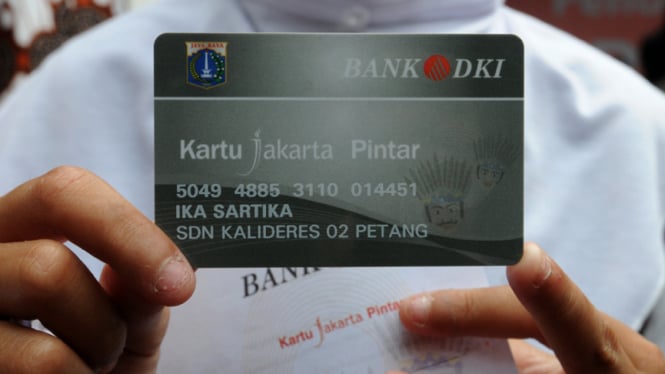 Penerima Kartu Jakarta Pintar. Foto ilustrasi.