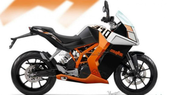 Rendering KTM Duke Full Fairing