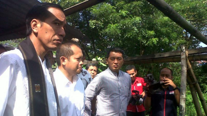 Jokowi kunjungi warga Petukangan Selatan