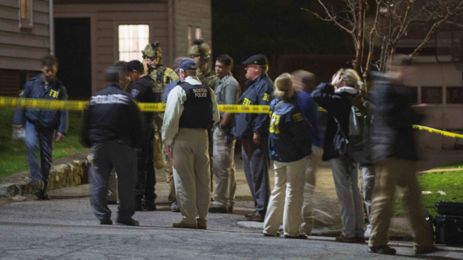 Lokasi penangkapan pelaku bom boston