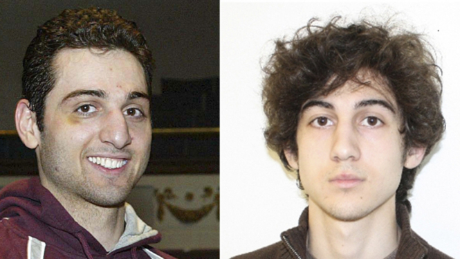Tamerlan Tsarnaev dan Dzhokhar Tsarnaev, pelaku pengeboman Boston