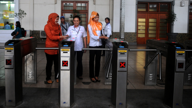 Sosialisasi e-Ticketing Commuter Line