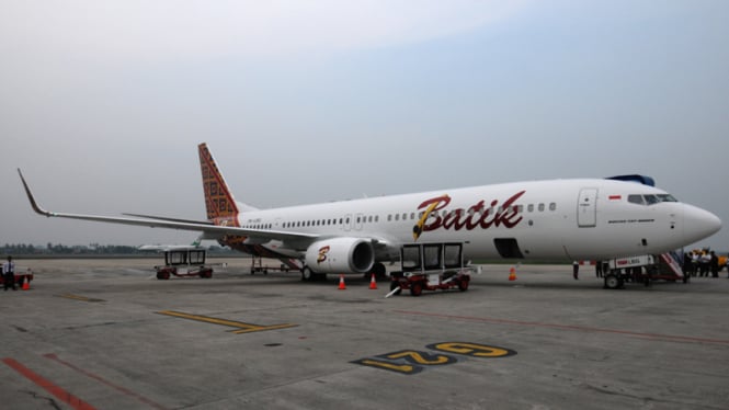 Pesawat Batik Air.