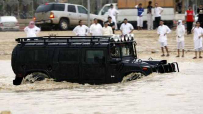 Banjir melanda kota Riyadh