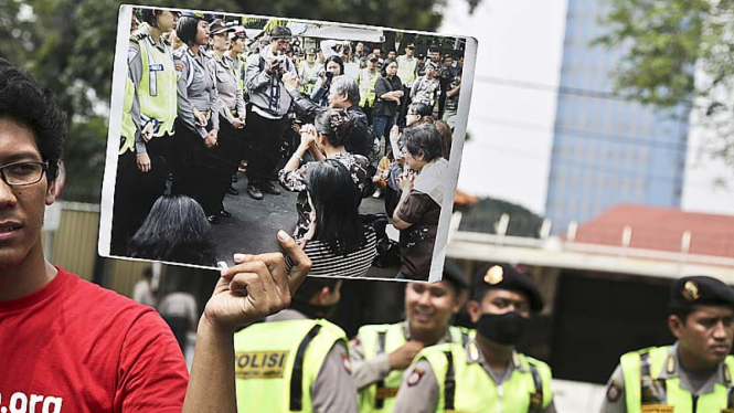 Korban intoleransi beragama gelar demo